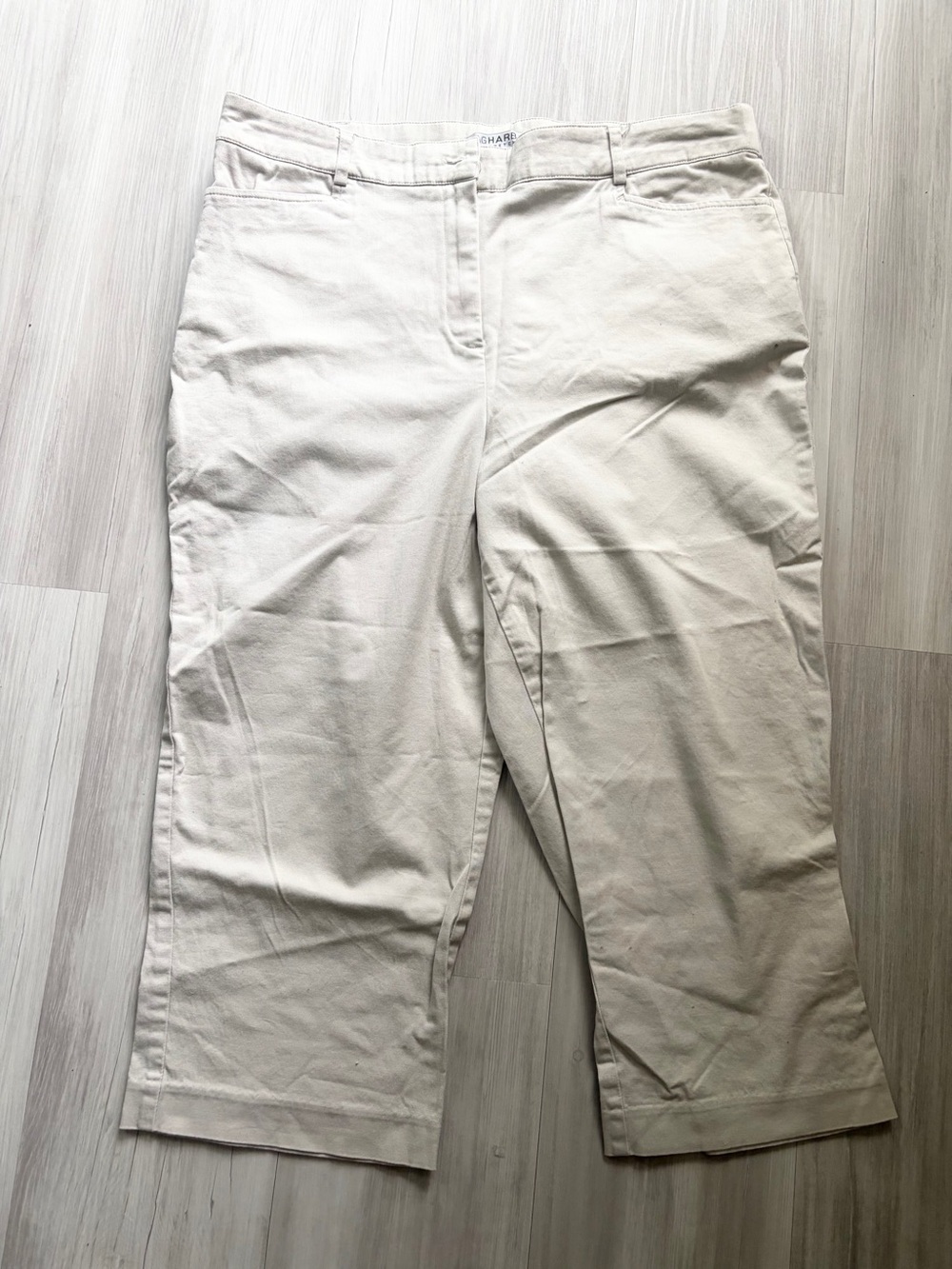 Sag Harbor Women’s Cropped Jeans in Cream